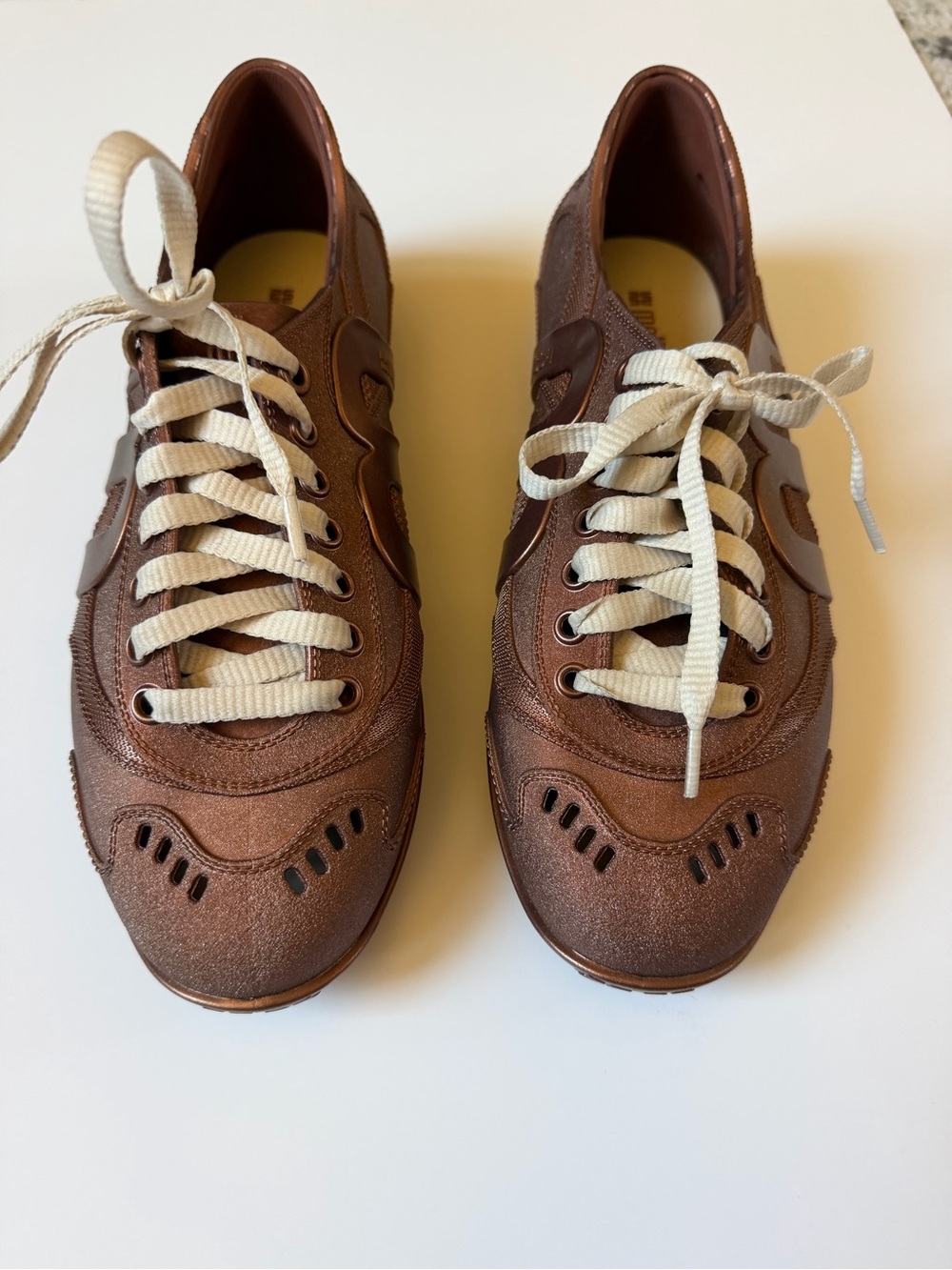 Like NEW! Melissa Motion AD Sneakers - Copper (Box) - Picture 4 of 9